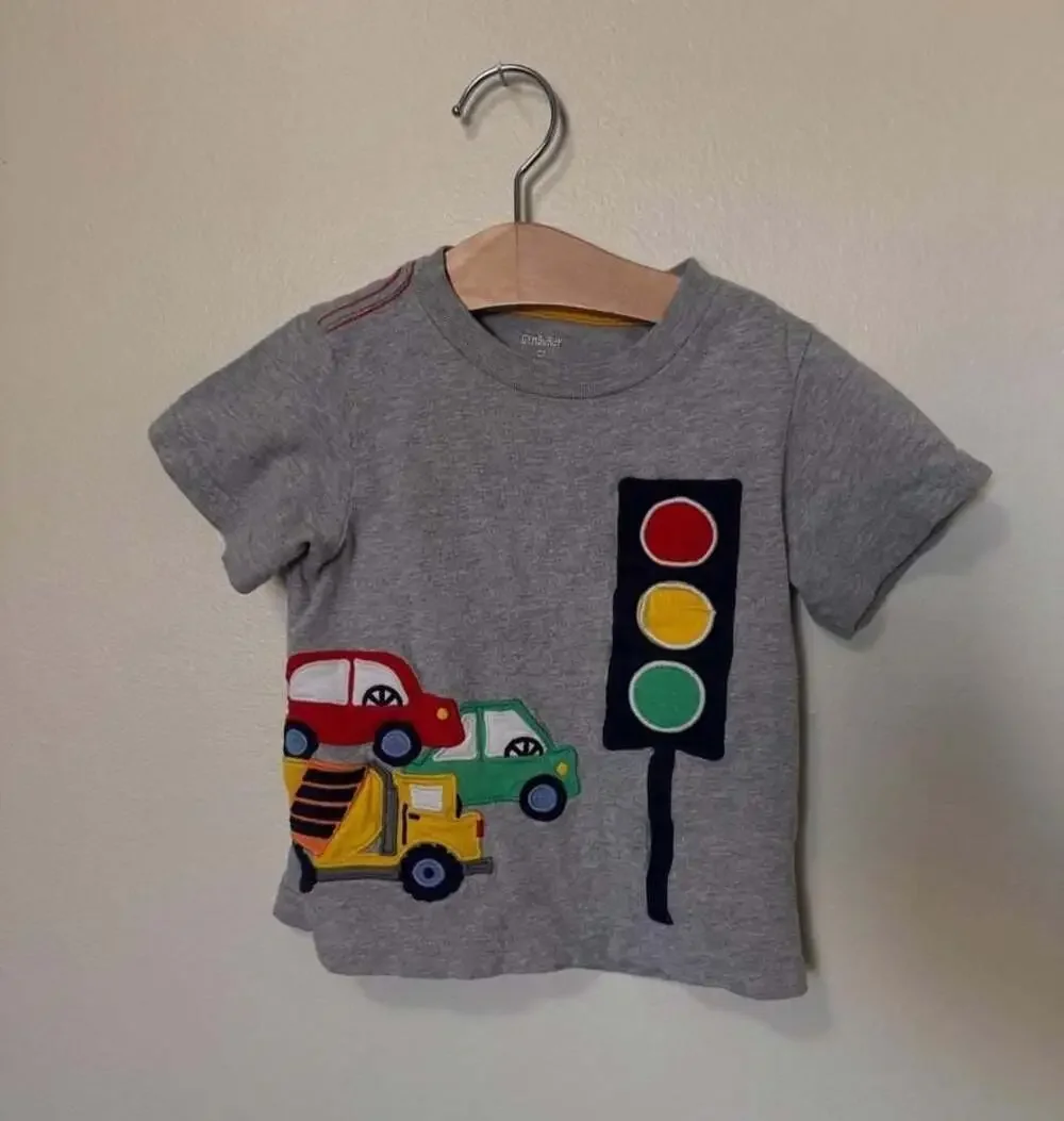 Gymboree Toddler Boys Gray Traffic Light